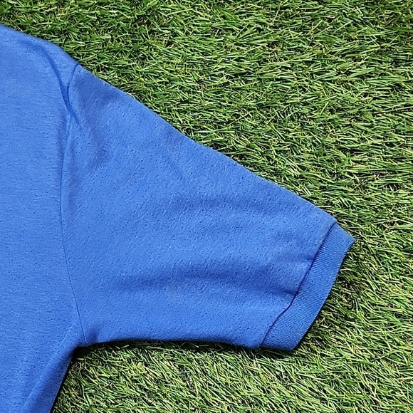 Blue Men's Polo Shirt Vintage 1986 Monteal Expo - Picture 7 of 7